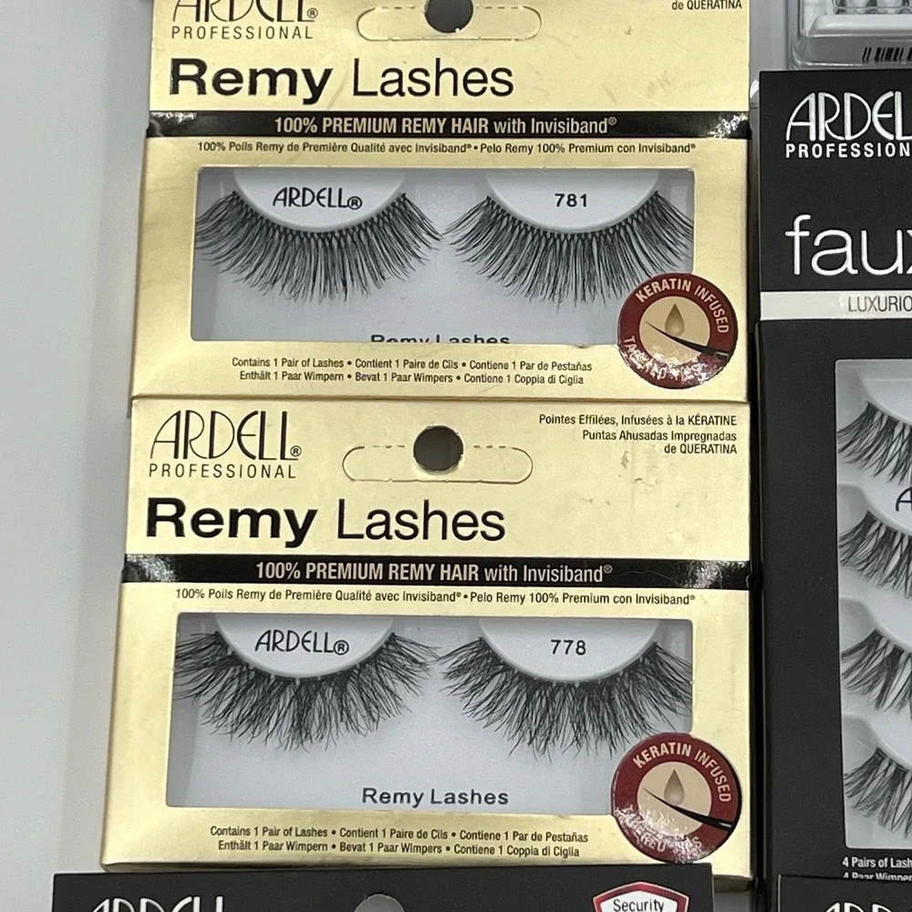 Ardell Professional False Eyelash Lot Lash Contour Remy Studio Effect Individual